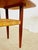 Vintage Danish Teak Coffee Table with Woven Rattan Magazine Shelf, 1960s For Sale - Image 15 of 18