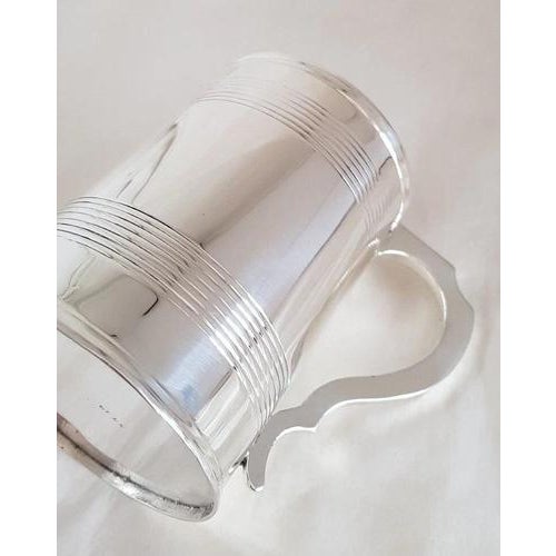 Metal Antique Victorian Sterling Silver Tankard from H. J. Lias & Son, 1877 For Sale - Image 7 of 18