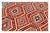 Boho Chic Large Vintage Afghan Ethnic Kilim Rug in Handmade Wool, 2010s For Sale - Image 3 of 8