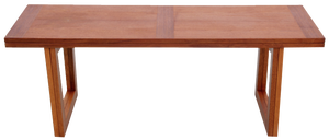 Scandinavian Coffee Table in Teak from Ansager Møbler, 1960s