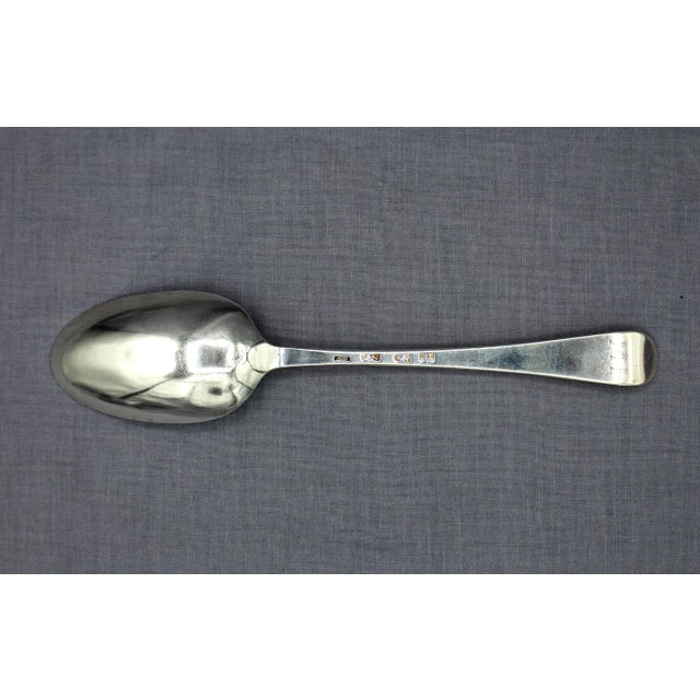 1770 Hanoverian pattern sterling silver tablespoon, London. By G.S. (listed by Wyler as unrecorded & Grimwalde has no...