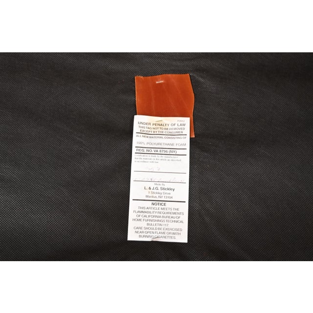 Stickley Harvey Ellis Collection Inlaid Cherry Wood Bench or Settee For Sale - Image 13 of 14