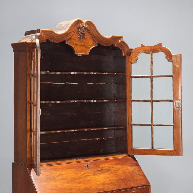 Early 20th Century Walnut Trumeau For Sale - Image 3 of 16