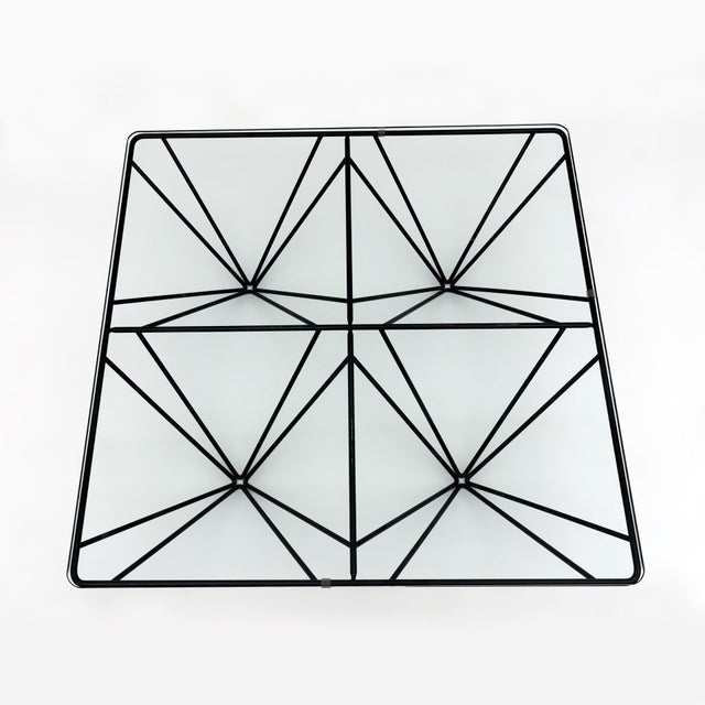 Glass Alanda Coffee Table by Paolo Piva for B&B Italia, 1980s For Sale - Image 7 of 8