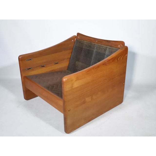 Teak and Leather Armchair by Mikael Laursen, 1970s For Sale - Image 9 of 10