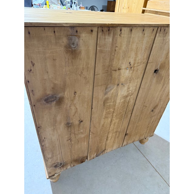 Antique Pine Two Over Three Drawers - Chest of Drawers From England For Sale - Image 17 of 18