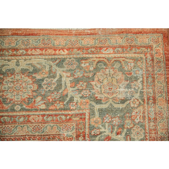 Vintage Distressed Mahal Carpet - 10'3" x 13'11" For Sale - Image 10 of 10