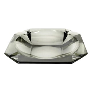 Vintage Glass Ashtray, France, 1970s For Sale