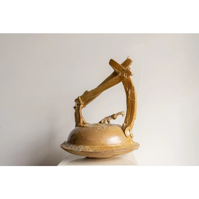1970s Vintage Large Studio Ceramic Sculpture For Sale - Image 5 of 9
