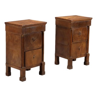Empire Bedside Tables, Set of 2 For Sale
