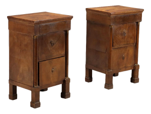 Empire Bedside Tables, Set of 2