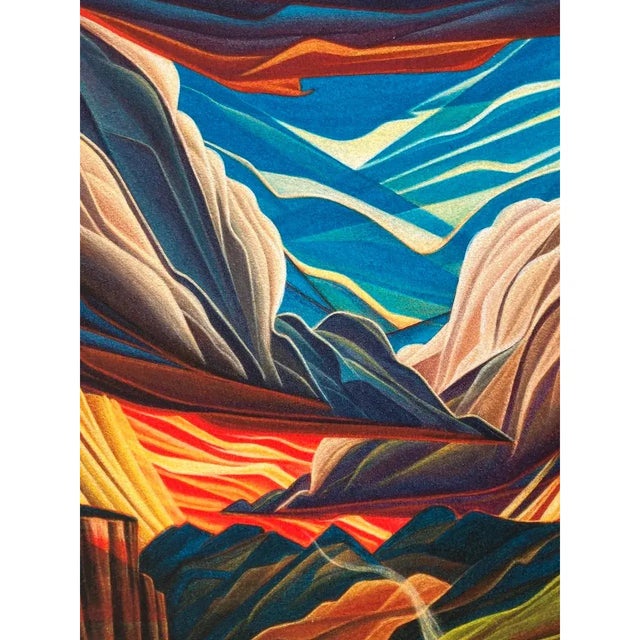 William Haskell "Riverside Encampment" Giclee on Paper Limited Edition Signed / Numbered For Sale - Image 11 of 12