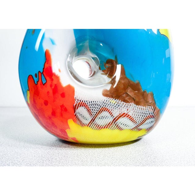 Oriente Vase by Dino Martens for A. Toso., 1950s For Sale - Image 12 of 17