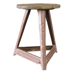 Industrial Factory Stool by Rowac, 1930s For Sale