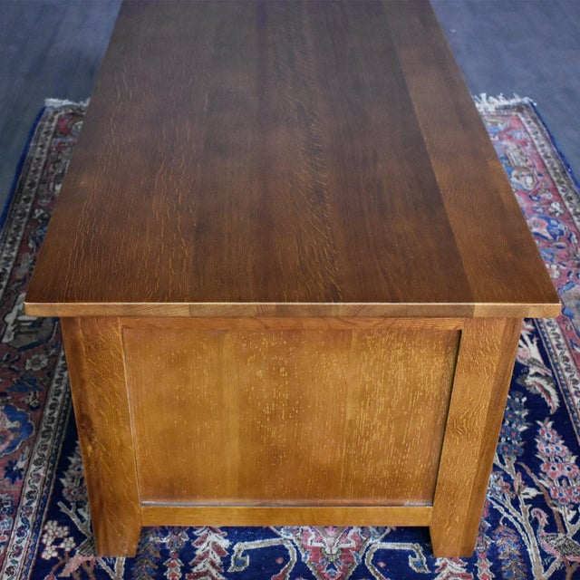 Mission 8 Drawer Coffee Table - Michaels Cherry For Sale - Image 13 of 17