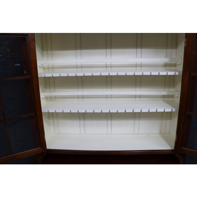 Wood Kindel Cherry Dutch Cupboard For Sale - Image 7 of 12