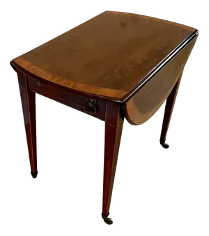 Antique Sheraton Period Inlaid Mahogany Pembroke Table