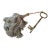 Oversized Brass Key With Tassel For Sale