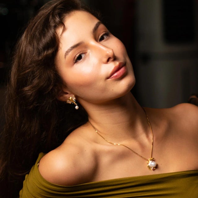 Guardian Elephant Ruby & Pearl Earrings, A Pair For Sale In Miami - Image 6 of 7