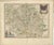 Antique Map of Bourbonnais, Moulins and Vichy from Blaeu, France, 1642 For Sale - Image 3 of 10