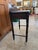 Wood Vintage Ebonized Wood Side Table With Drawer & Gallery Back For Sale - Image 7 of 11