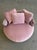 Vintage Baughman-Style Oversized Barrel Lounge Chair For Sale - Image 4 of 11