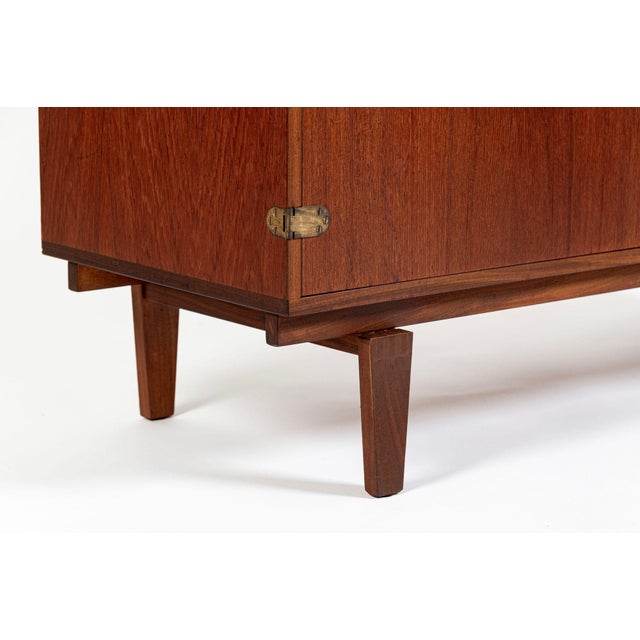Danish Mid-Century Modern Teak Bookcase Cabinet by Peter Løvig Nielsen, 1960s For Sale - Image 12 of 18