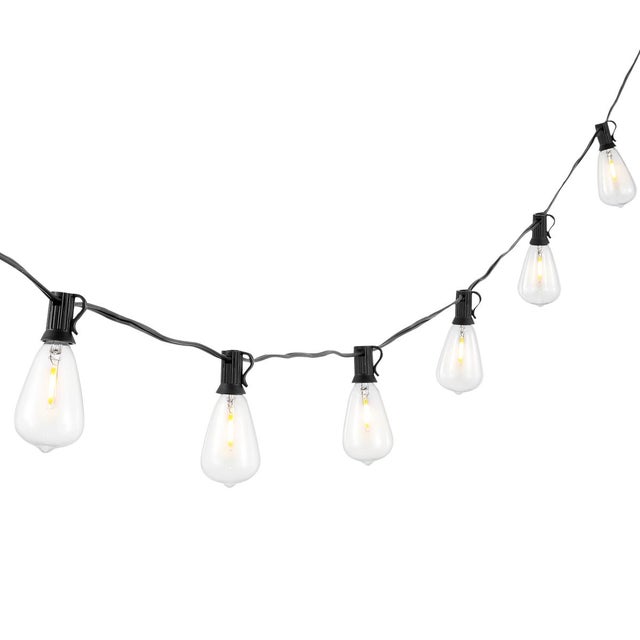 2020s Dorcia, 10 Light 120" Outdoor String Light, Black For Sale - Image 5 of 5