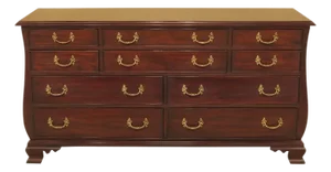 Henkel Harris Mahogany Bombe Dresser