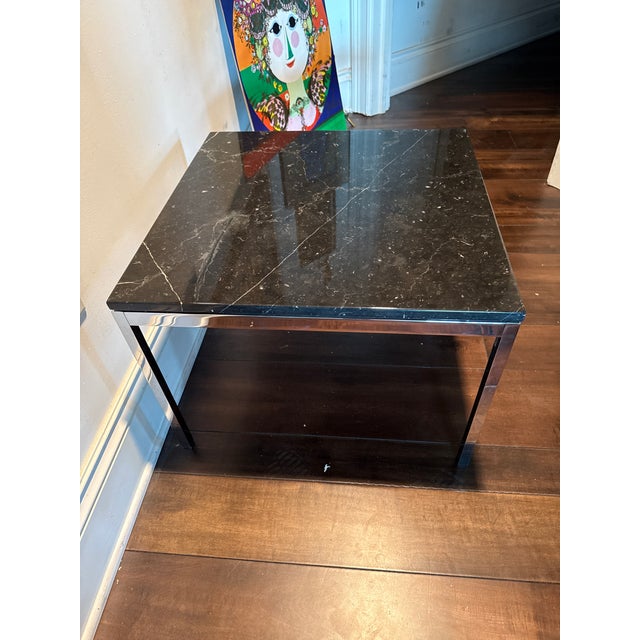 1990s 1990s Florence Knoll Black Marble Coffee Table for Knoll Studio For Sale - Image 5 of 6