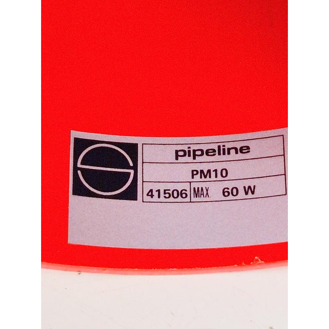 Metal Minimalist Pipeline Pendant Lamps by Ole Pless Jørgensen for Nordic Solar, 1970s, Set of 2 For Sale - Image 7 of 12