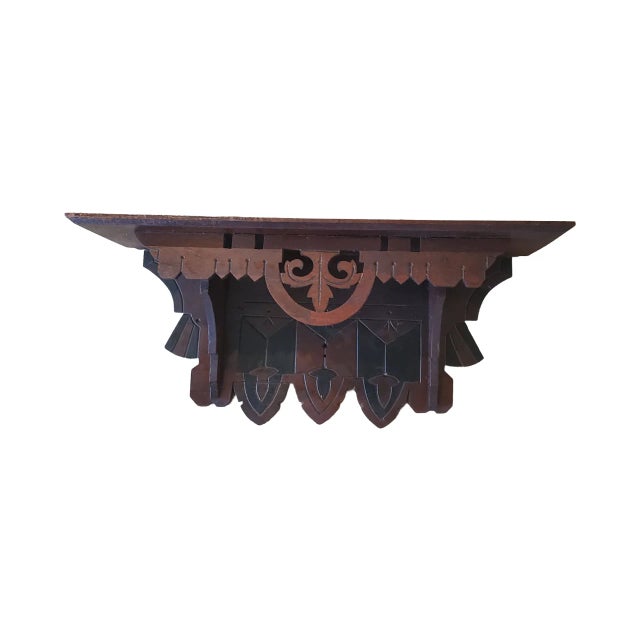 1920s Eastlake Wall Shelf For Sale - Image 4 of 5