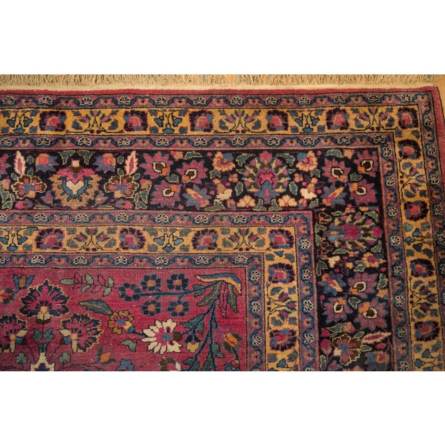 Vintage Meshed Carpet - 10'2" x 13'3" For Sale - Image 11 of 11