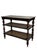 English Vintage Baker Milling Road British Colonial Style Three-Tier Stand With Cane Shelves For Sale - Image 3 of 12
