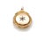 Metal Antique Pearl & Garnet Celestial Star Locket, 9kt Back and Front For Sale - Image 7 of 9
