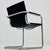 Vintage Italian Visitor Chair in Black Leather by Marcel Breuer, 1980s For Sale - Image 6 of 11