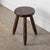 French 1950s French Wood Tripod Stool For Sale - Image 3 of 10