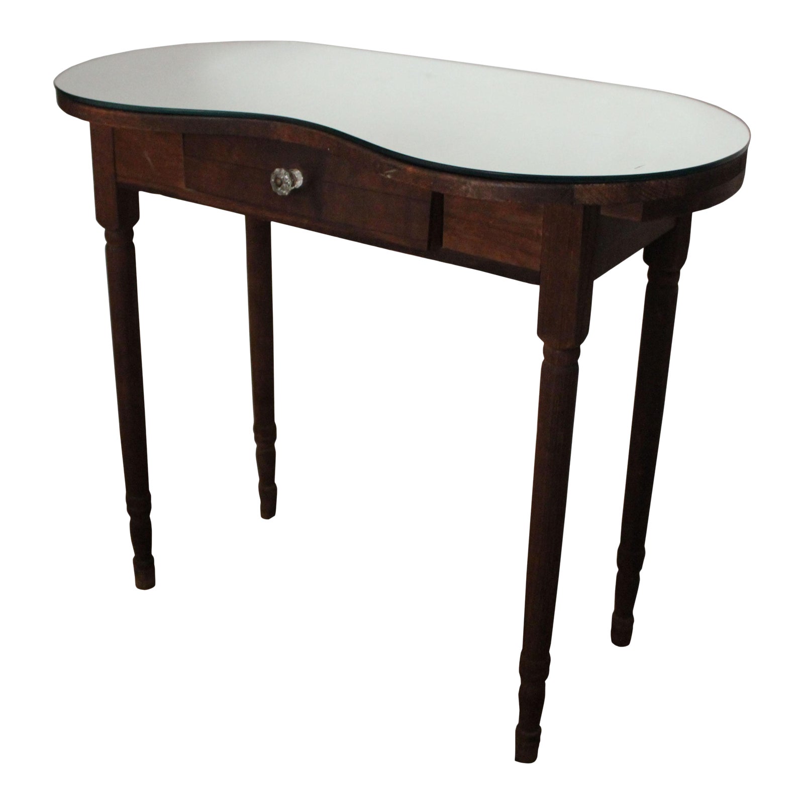 20th Century KidneyShaped Mirrored Vanity Chairish