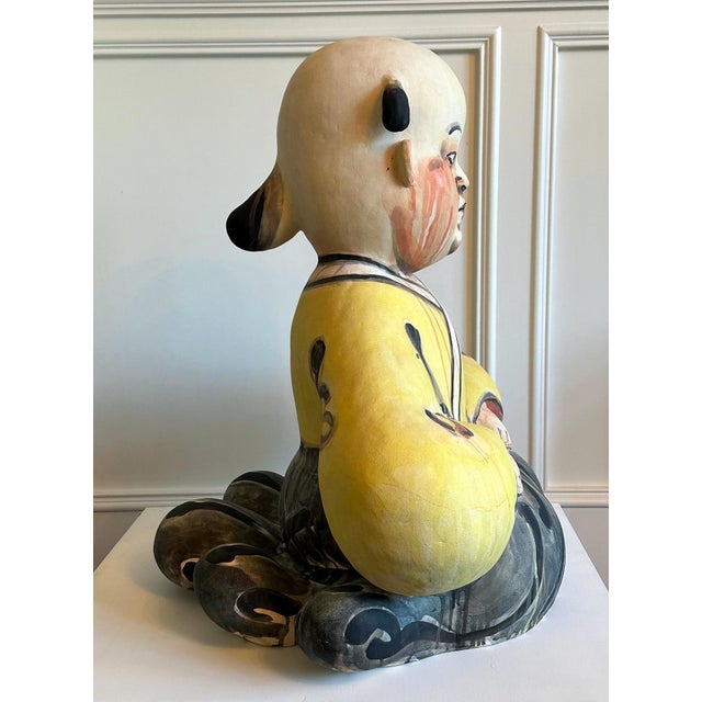 2000 - 2009 Important Ceramic Sculpture Karako by Akio Takamori Exhibited and Published For Sale - Image 5 of 18