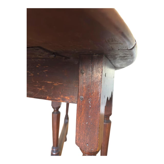 17th Century William & Mary Oak Gateleg Dining Table from Elaine Phillips Provenance, 1690 For Sale - Image 13 of 16