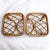 Mid-Century Modern Mid Century Glass Top Bamboo Side Tables - Celerie Kemble Style Mid Century Modern Glamour For Sale - Image 3 of 11