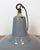 Vintage British Industrial Grey Enamel Factory Pendant Lamp, 1960s For Sale - Image 15 of 18