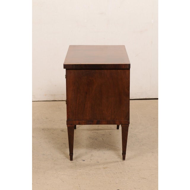 Italian Chest W/ Bookmatch Veneers, 1960's For Sale - Image 9 of 11