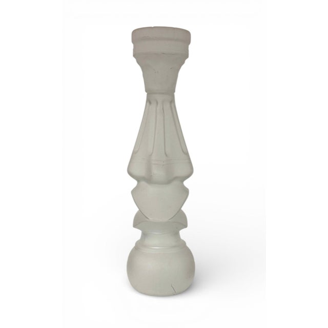 Modern Salvador Dali White Glass Sculpture or Perfume Bottle For Sale - Image 3 of 9