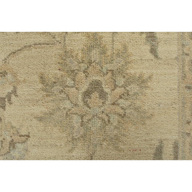 Textile Ziegler Rug 9'11'' X 13'9'' Beige Wool Traditional Hand-Knotted Oriental Carpet For Sale - Image 7 of 12