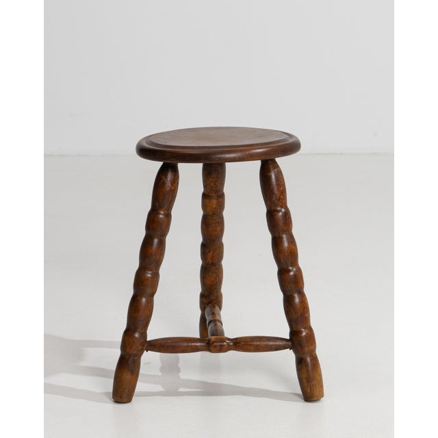 1970s French Bobbin Stool For Sale - Image 9 of 11