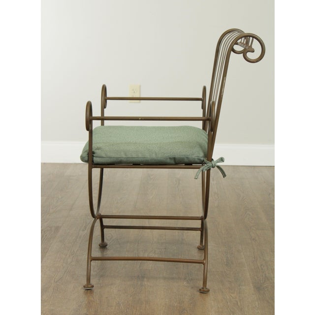 Tuscan Style Wrought Iron Bistro Set Set of 3 Chairish