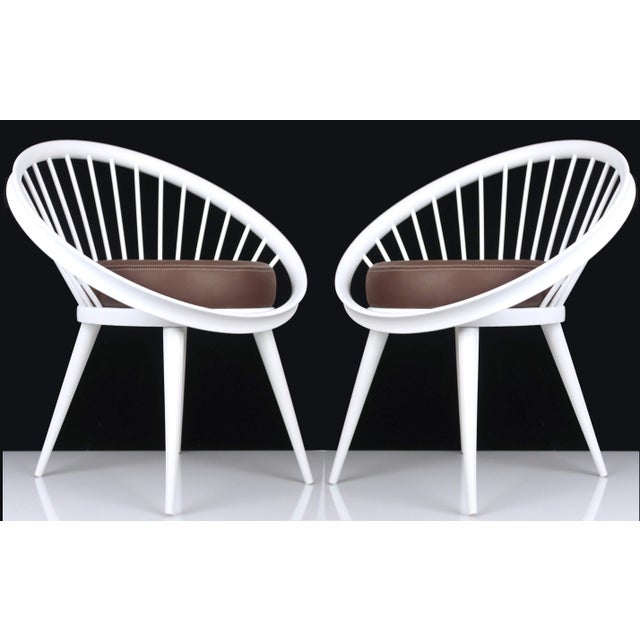 Vintage Ellipse Armchairs from Swedese, Set of 2 For Sale - Image 12 of 13