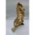 Antique Brass Rampant Lion Door Stop / Mantel Ornament, Heraldic Fireplace Décor For Sale - Image 4 of 6