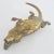 1940's Vintage Brass Crocodile Figurine For Sale - Image 11 of 12